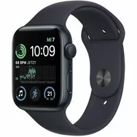 Apple Watch SE 2 GPS 44mm Aluminium mitternacht Sportarmband Mitternacht M/L