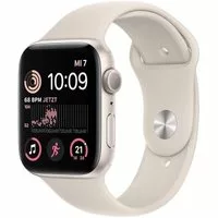 Apple Watch SE 2 GPS 44mm Aluminium polarstern Sportarmband polarstern M/L
