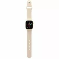 Apple Watch SE GPS + Cellular 40mm Aluminium gold Sportarmband Sandrosa
