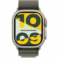 Apple Watch Ultra GPS + Cellular 49mm Titan Alpine Loop dunkelgrün M