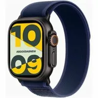Apple Watch Ultra 2 GPS + Cellular 49mm Titan schwarz Trail Loop blau/schwarz M/L
