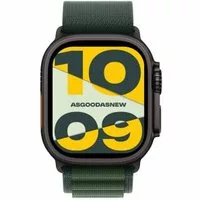 Apple Watch Ultra 2 GPS + Cellular 49mm Titan schwarz Alpine Loop dunkelgrün S