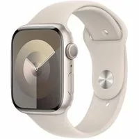Apple Watch Series 9 GPS 41mm Aluminium polarstern Sportarmband polarstern S/M