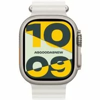 Apple Watch Ultra GPS + Cellular 49mm Titan Ocean Armband weiß