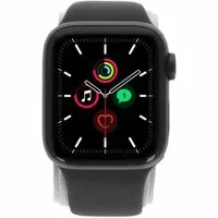 Apple Watch SE GPS 40mm Aluminium space grau Sportarmband Mitternacht
