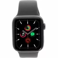 Apple Watch SE GPS 44mm Aluminium space grau Sportarmband Mitternacht