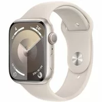 Apple Watch Series 9 GPS + Cellular 45mm Aluminium polarstern Sportarmband polarstern M/L