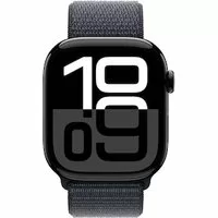 Apple Watch Series 10 LTE 46mm Diamantschwarz Aluminiumgehäuse mit Ink Sport Loop
