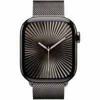 Apple Watch Series 10 LTE 42mm Slate Titangehäuse mit Slate Milanese Loop