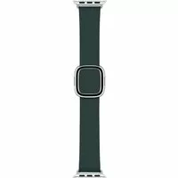 Apple Watch 40mm Modernes Lederarmband Waldgrün large