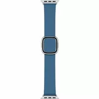 Apple Watch 40mm Modernes Lederarmband Cape Cod Blau medium