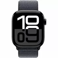 Apple Watch Series 10 LTE 42mm Diamantschwarz Aluminiumgehäuse mit Ink Sport Loop