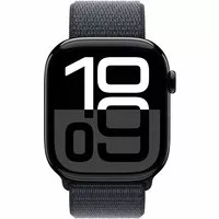 Apple Watch Series 10 LTE 46mm Diamantschwarz Aluminiumgehäuse mit Ink Sport Loop