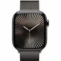 Apple Watch Series 10 LTE 42mm Slate Titangehäuse mit Slate Milanese Loop