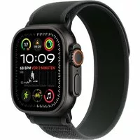 Apple Watch Ultra 2 LTE 49mm schwarzes Titan Gehäuse mit schwarzem Trail Armband - S/M