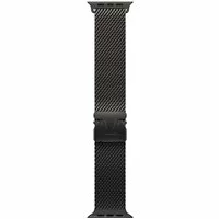 Apple Watch Milanese Armband für Watch Ultra 49mm Titan Schwarz (S)