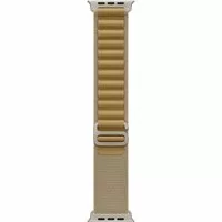 Apple Watch Alpine Loop Armband für Watch Ultra 49mm Mandel / Titan natur (S)