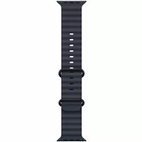 Apple Watch Ocean Armband für Watch Ultra 49mm Marine / Titan schwarz (One Size)
