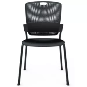 Humanscale Cinto ergonomischer Stapelstuhl, schwarz