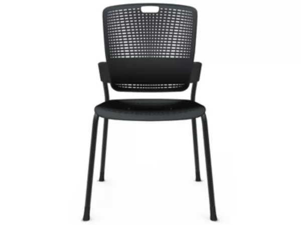 Humanscale Cinto ergonomischer Stapelstuhl, schwarz