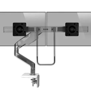 Humanscale M10 Dual Monitor Tischhalterung Klemme, schr?g, wei? (M10CMWBHW)