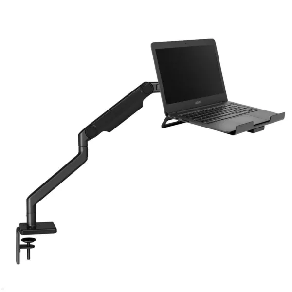 Humanscale M2.1 Laptop Tischhalterung mit Schwenkarm schr?g, schwarz