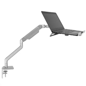 Humanscale M2.1 Laptop Tischhalterung mit Schwenkarm schr?g, silber