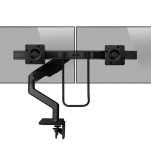 Humanscale M8.1 Dual Monitor Tischhalterung Klemme, schr?g, schwarz (M81CMBBHB)