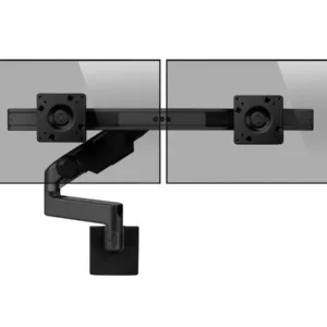 Humanscale M8.1 Dual Monitor Wandhalterung gerade schwarz (M81HMBE2B)