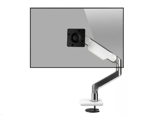 Humanscale M8.1 Monitor Tischhalterung Durchschraub schr?g, wei?