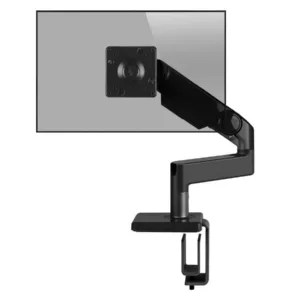 Humanscale M8.1 Monitorhalterung f?r USM Tisch gerade schwarz (M81UBETB)