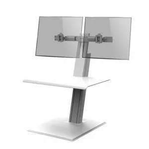 Humanscale QuickStand Eco Dual Steh-Sitz Arbeitsplatz, wei?