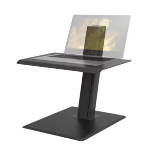 Humanscale QuickStand Eco notebook Steh-Sitz Arbeitsplatz, schwarz