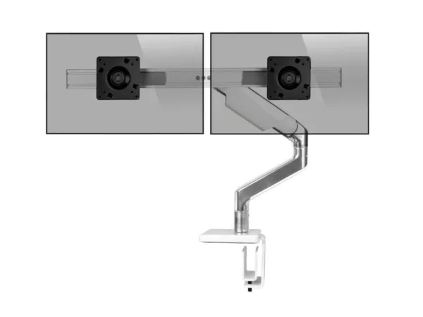 Humanscale M8.1 Monitorhalterung f?r 2 Monitore f?r USM Tisch wei? (M81UWB2W)