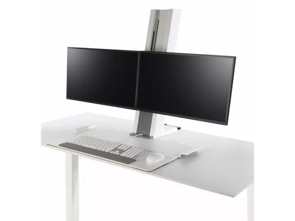 Humanscale QuickStand QSWC30 Steh Sitz Arbeitsplatz zwei Monitore