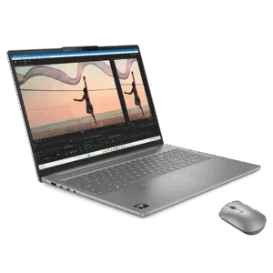 Lenovo IdeaPad Slim 5 16" (R7-32GB-512GB) + Maus AMD Ryzen™ AI 7 350 Prozessor (2,00 GHz bis zu 5,00 GHz)/Ohne Betriebssystem/512 GB SSD M.2 2242 PCIe 4.0 QLC