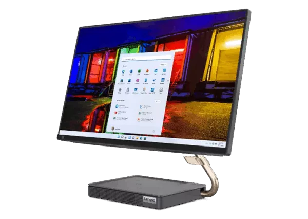 Lenovo IdeaCentre AIO 5 24 (R5-Windows 11 Home-16GB-512GB) AMD Ryzen™ 5 5500U Prozessor (2,10 GHz bis zu 4,00 GHz)/Windows 11 Home (64 Bit)/512 GB SSD M.2 2242 PCIe TLC