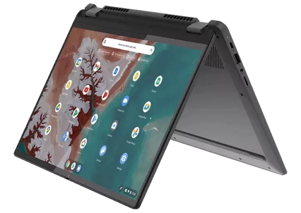 Lenovo ideapad Flex 5 Chrome 14IRU7 Intel® Core™ i5-1235U Prozessor der 12. Generation mit vPro® (E-Kerne bis zu 3,30 GHz P-Kerne bis zu 4,40 GHz)/Chrome OS/256 GB SSD M.2 2242 PCIe Gen3/4