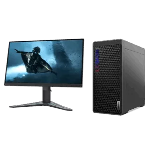 Lenovo DT Legion T5 26IRX9 I713650HX 1T 32GB + Monitor G27qe Intel® Core™ i7-13650HX Prozessor der 13. Generation (E-Kerne bis zu 3,60 GHz P-Kerne bis zu 4,90 GHz)/Windows 11 Home 64/1 TB SSD, M.2 2280, PCIe 4.0, TLC