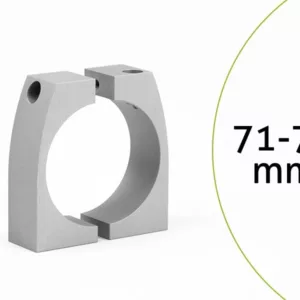 MonLines MBR75S Befestigungsring f?r S?ulen 71-75 mm silber