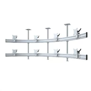 MonLines MDH226G Para 4+4 Monitor Deckenhalterung bis 32 Zoll, grau