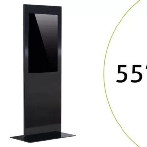 MonLines MDS004B Design Display Stele 55 Zoll THIN, schwarz