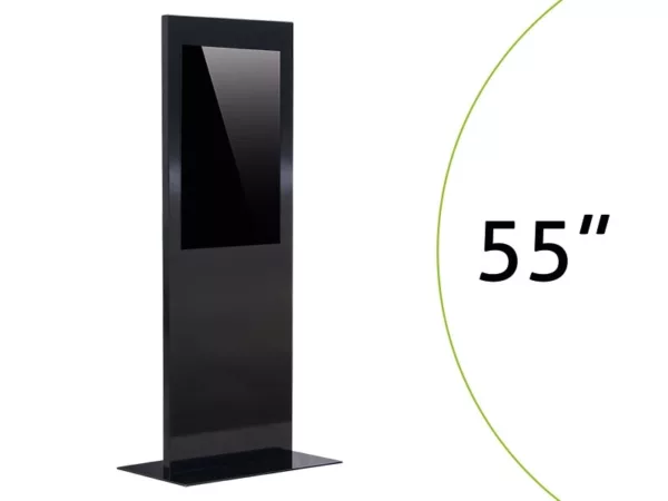 MonLines MDS004B Design Display Stele 55 Zoll THIN, schwarz