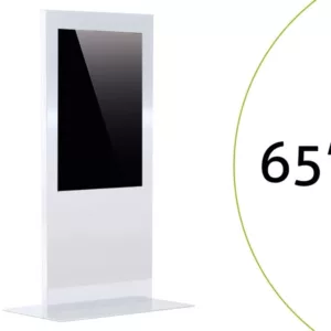 MonLines MDS005W Design Display Stele 65 Zoll THIN, schwarz