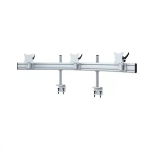 MonLines MTH219G Para 3-fach Monitorhalter Tischklemme bis 32 Zoll, grau