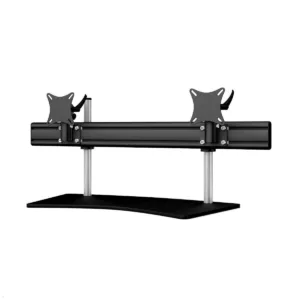 MonLines MTH237B Flat 2-fach Monitor Standfu? bis 32 Zoll, schwarz