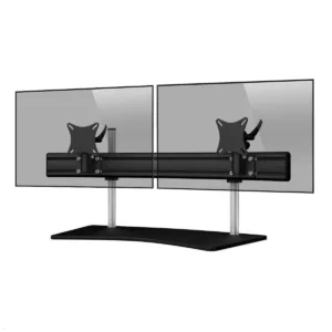 MonLines MTH243B Para 2-fach Monitorhalterung Standfu? 25-32 Zoll, schwarz