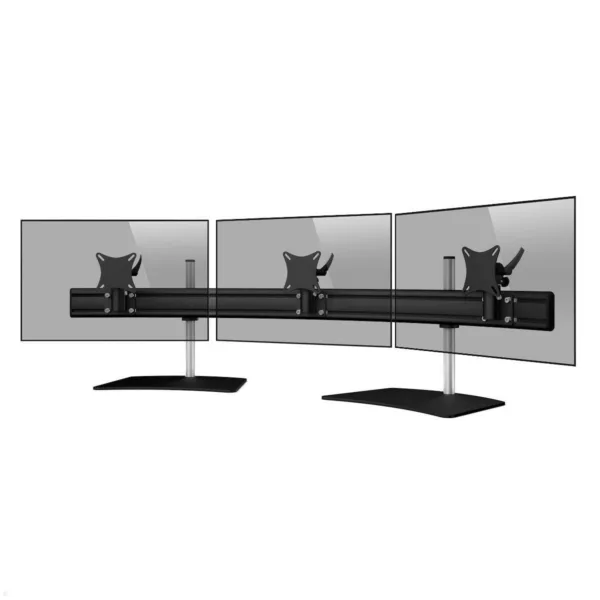 MonLines MTH245B Para 3-fach Monitorhalterung Standfu? bis 32 Zoll, schwarz