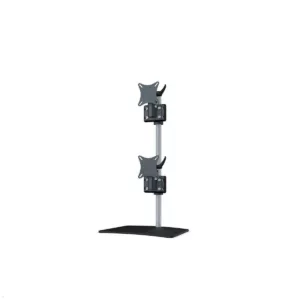 MonLines MTH238B Flat 1+1 Monitorhalterung mit Tischstandfu? bis 32 Zoll, schwar...