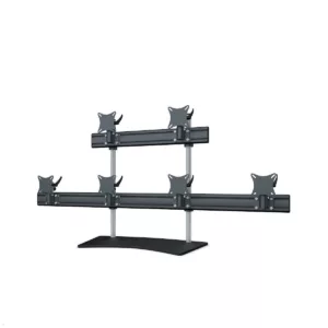 MonLines MTH291B Flat 4+2 Monitorhalterung mit Tischstandfu? bis 19 Zoll, schwar...